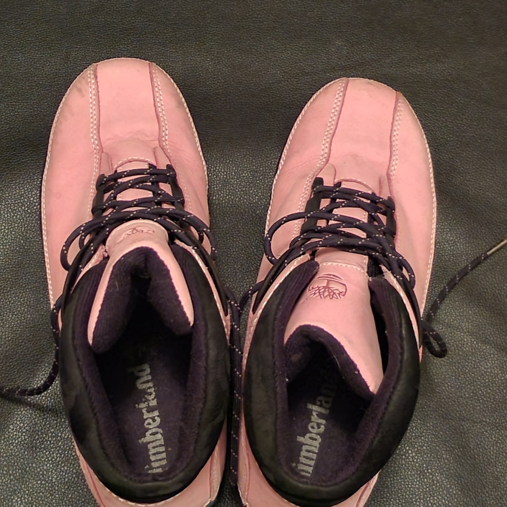 Timberland Baby Pink Women's Boots